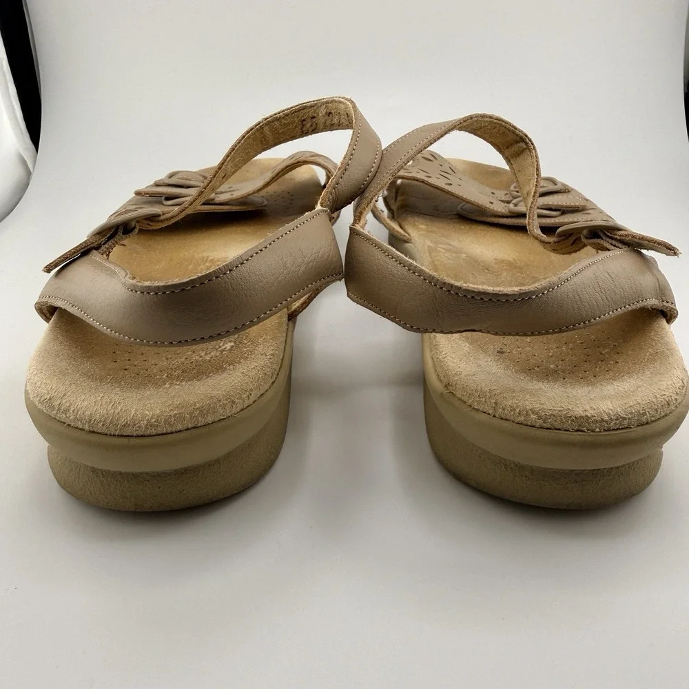 SAS‎ Duo Sandal Tan Womens 6 W Tripad Comfort Strappy Leather Tan Vintage